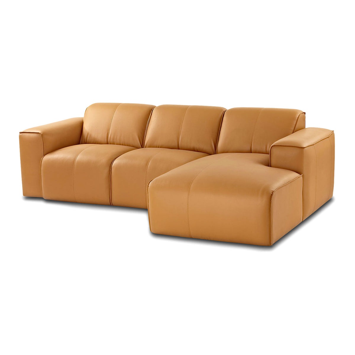 Werfo August 3-Seater Sofa Tan RHS (Right Hand Side)