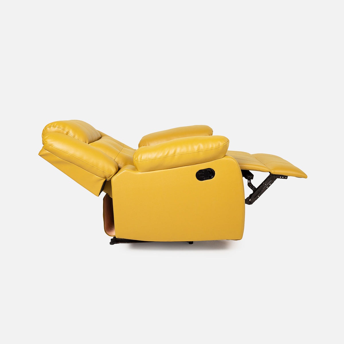 Werfo Roseli Leatherette Recliner Yello