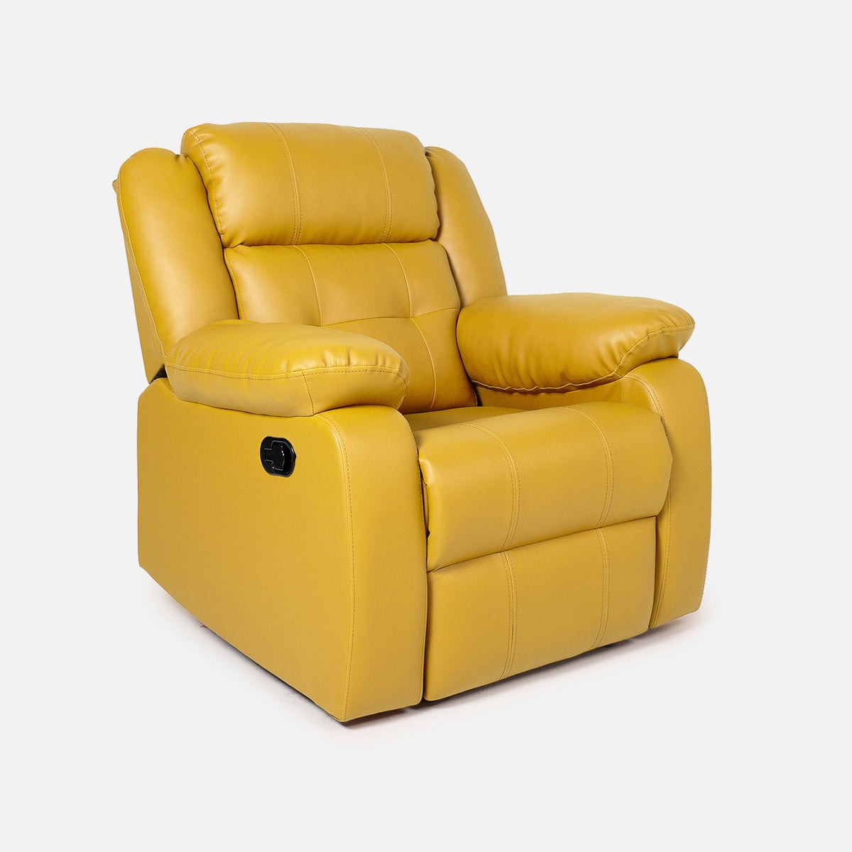 Werfo Roseli Leatherette Recliner Yello