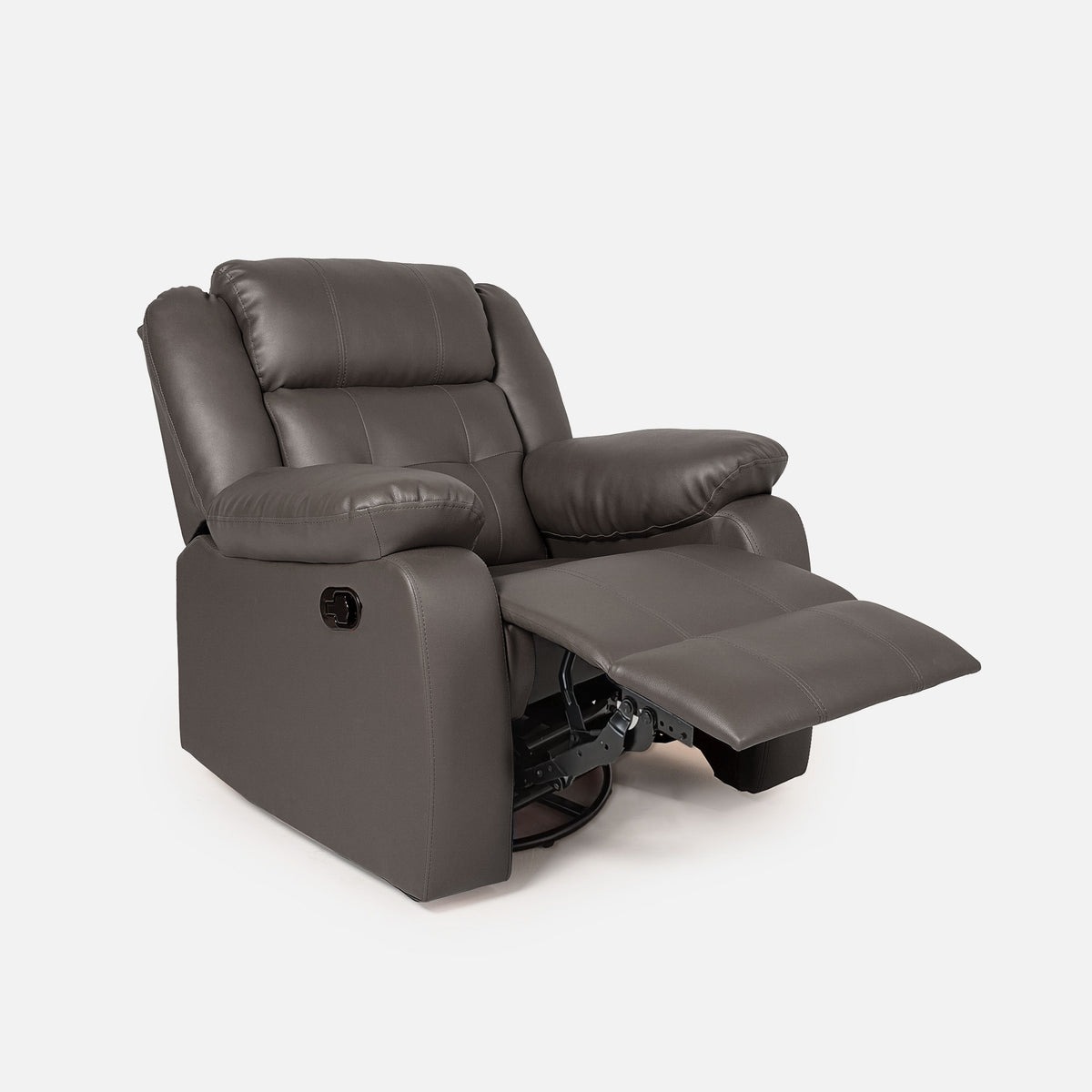 Werfo Roseli Leatherette Recliner Grey