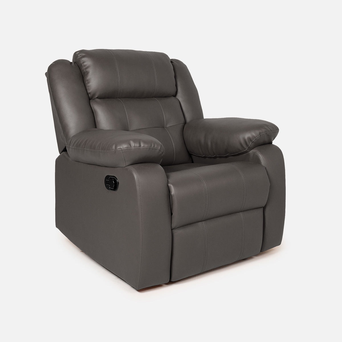 Werfo Roseli Leatherette Recliner Grey