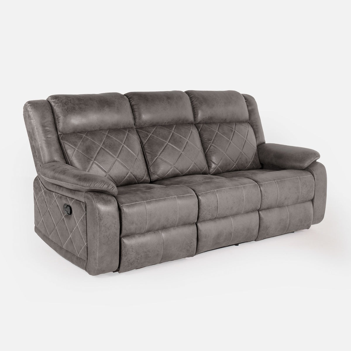 Werfo Marvel 3 Seater Recliner Sofa Grey