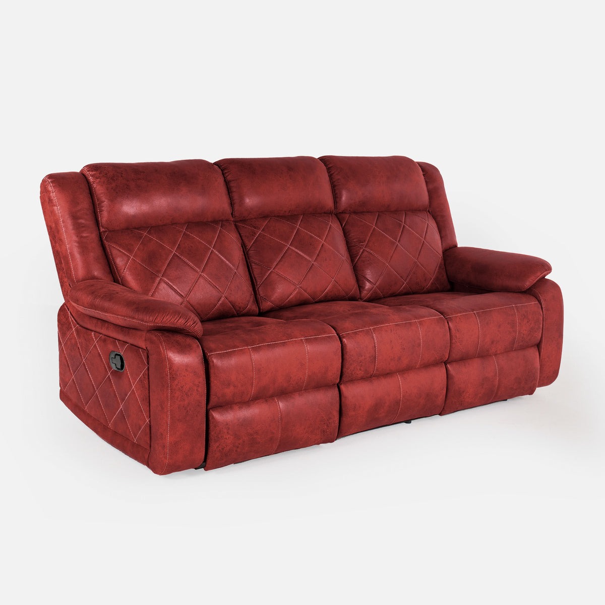 Werfo Marvel 3 Seater Recliner Sofa - H 38"x W 83" x D 35"