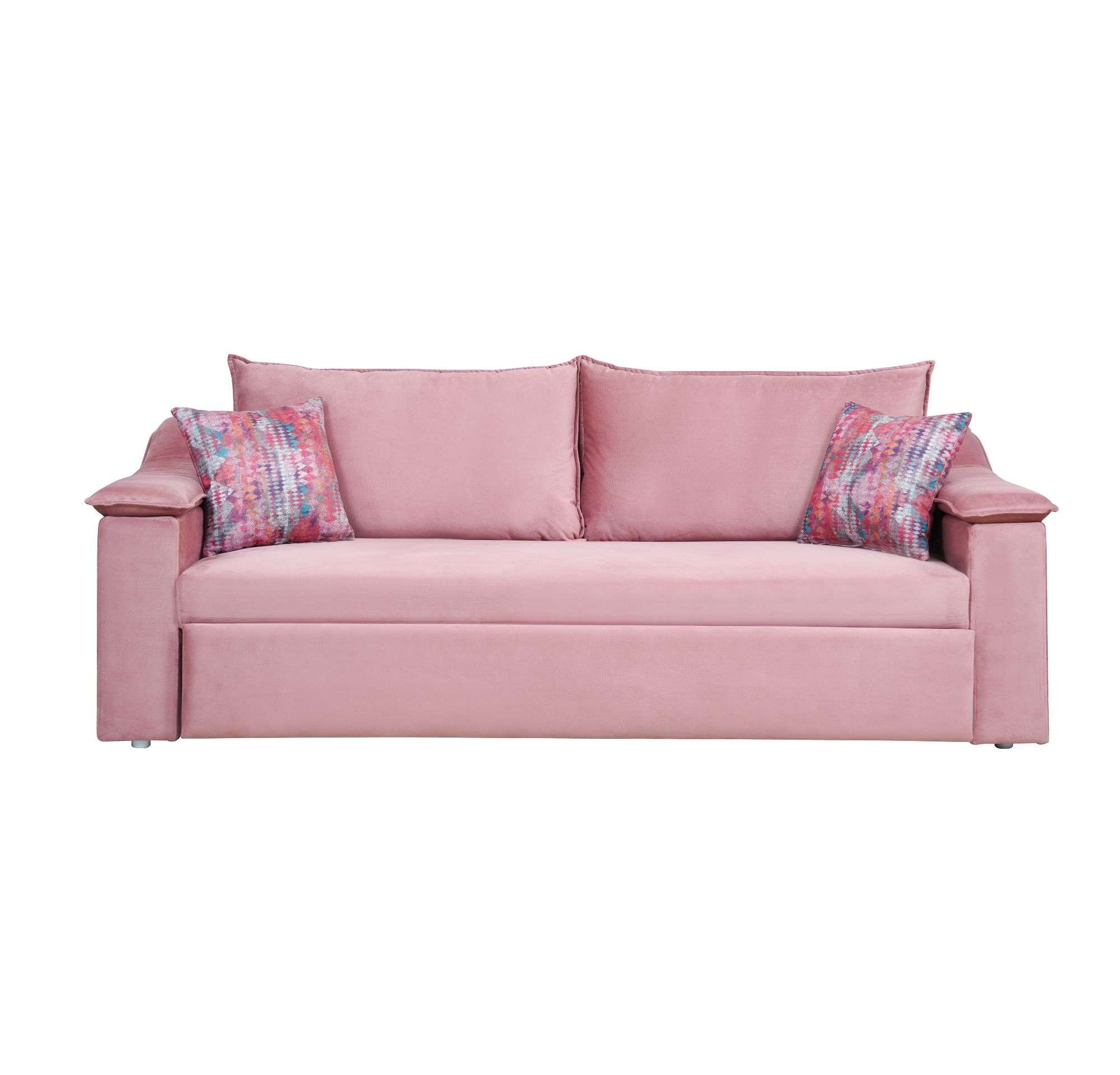 Werfo  Coorg Sofa cum bed Blush Pink