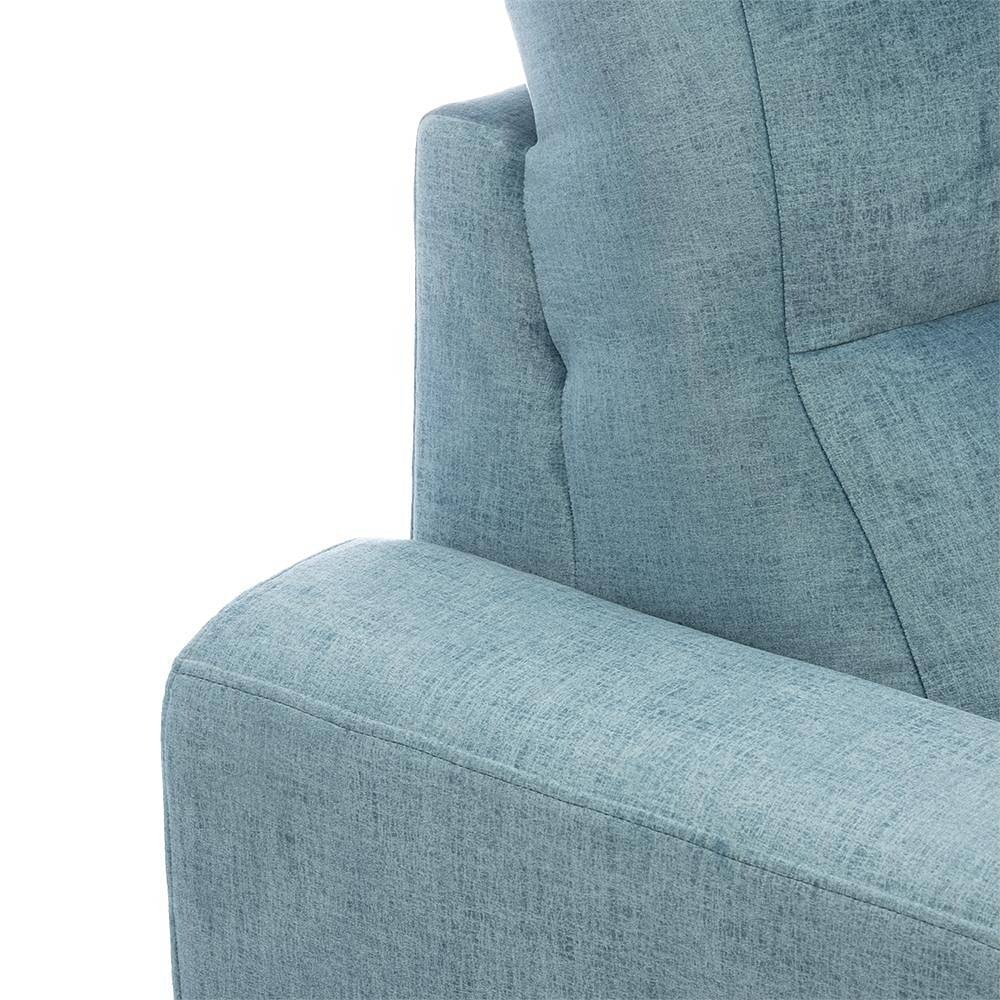 werfo Milo Sofa Two Seater, Aqua Blue