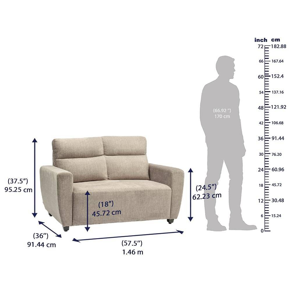 werfo Milo Sofa Two Seater, Beige