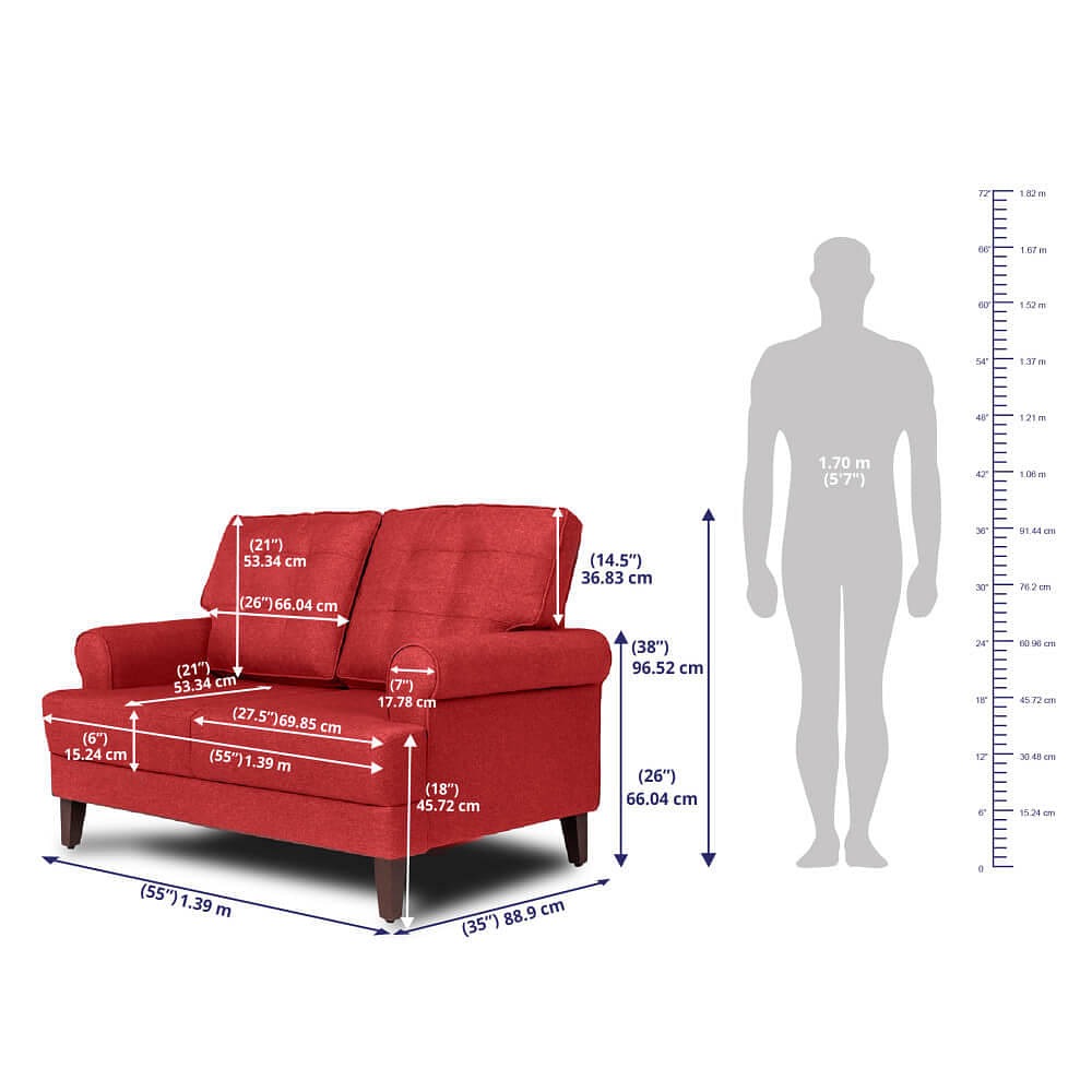 werfo Daraz Sofa Two Seater