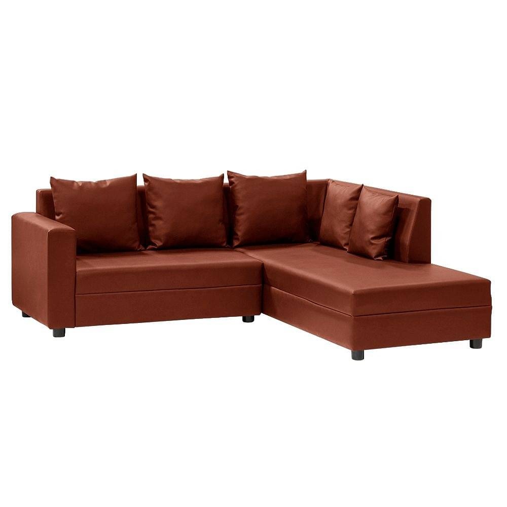 Werfo Skiver L Shape Sofa Set (2 Seater + Right Aligned Chaise) Tan