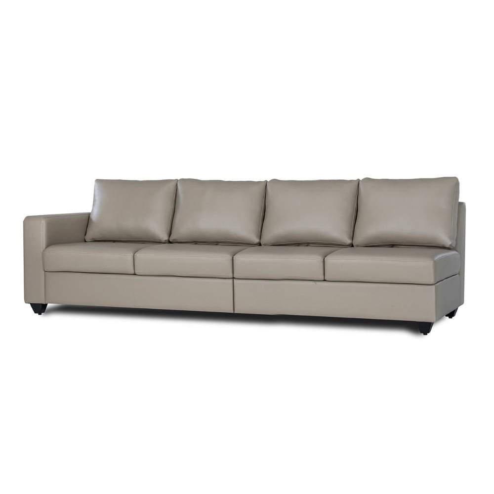 Werfo Napper L Shape Sofa Set (4 Seater + Right Aligned Chaise) Sectional, Without Storage, Set (4 Seater + Right Aligned Chaise), Cappuccino