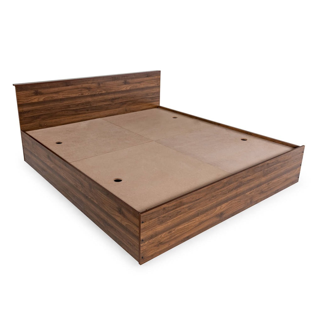 werfo Taurus Engineered Wood Bed with Storage (78*60inch) / (198.1*152.4cm) - 78x60 inch | 1.98m x 1.52m