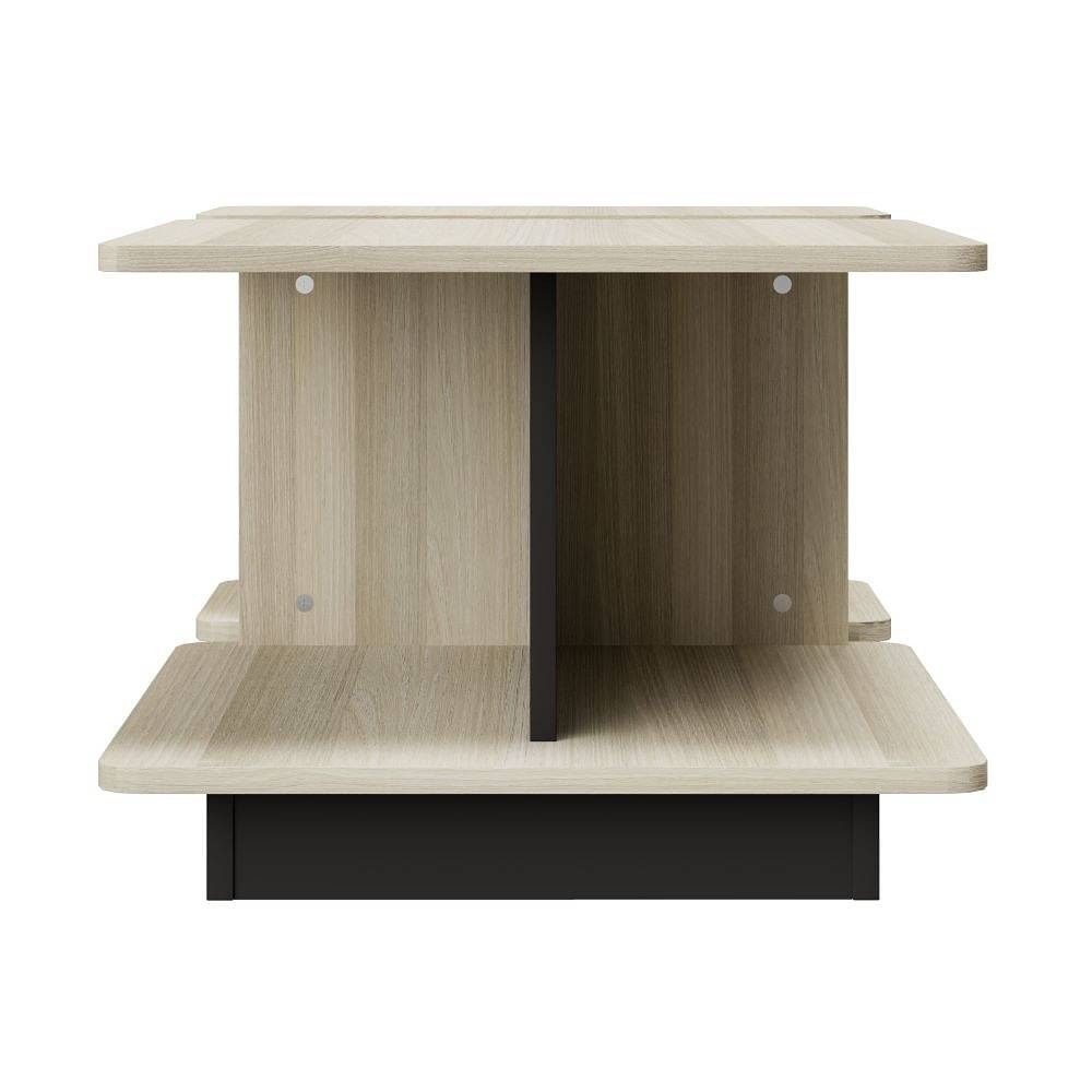 Werfo Aberto Coffee Table (Moldau Acacia + Slate Grey) - L 1m x W 58.9cm x H 43.9cm