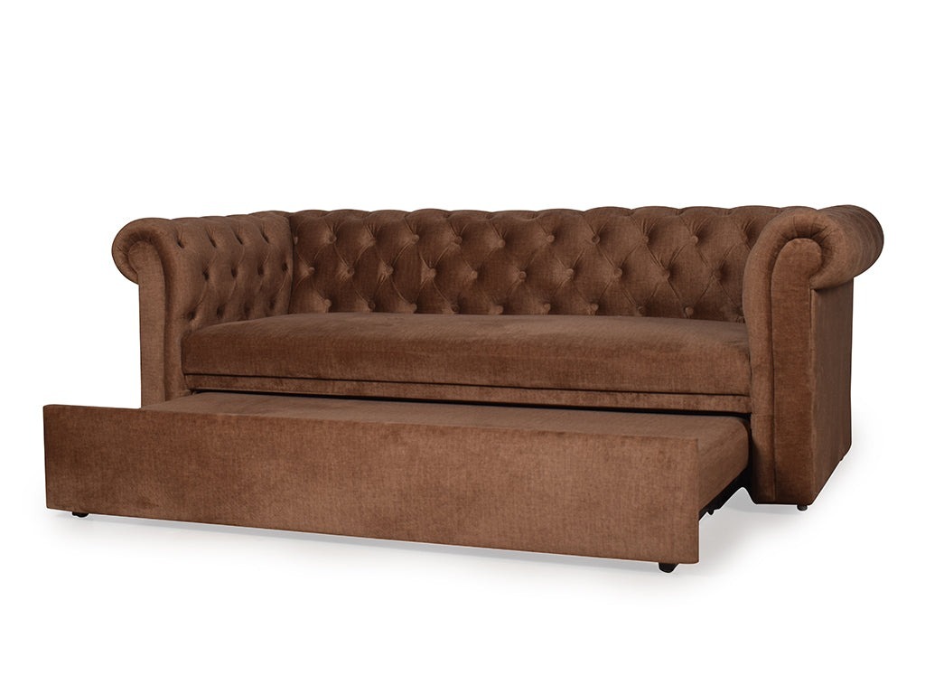 Werfo Berlin Sofa Cum Bed In Brown Color