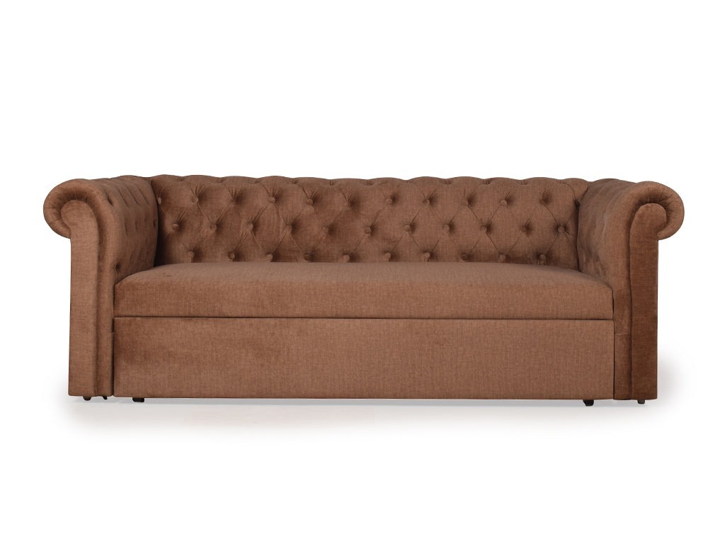 werfo Berlin Sofa Cum Bed In Brown Color