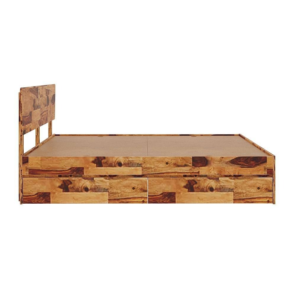 Werfo Andromeda King Side Storage Bed  - L 2.06 m x W 1.89 m x H 92.5 cm (81.10 x 74.4 x 36.4 inches)