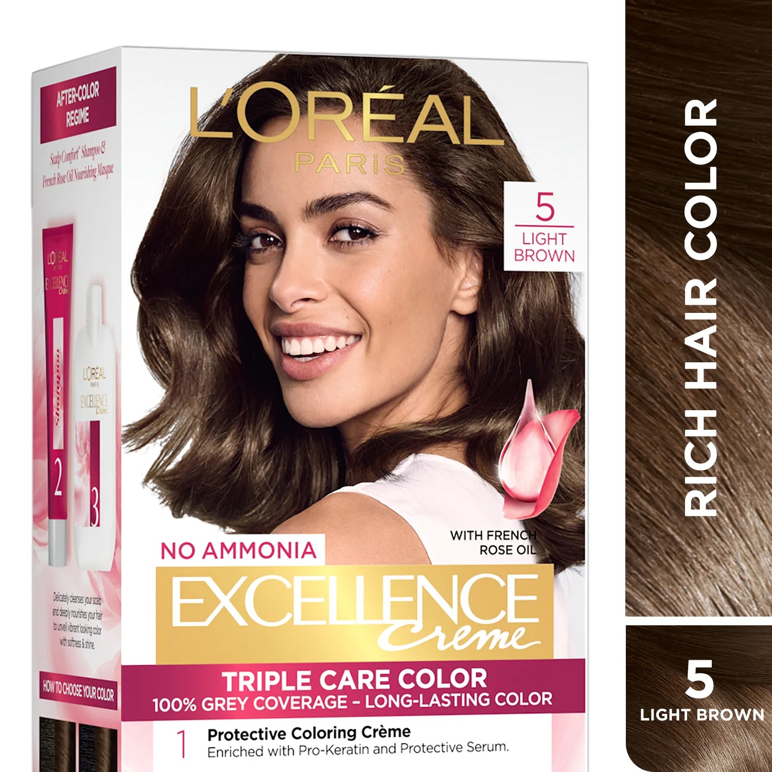 LOREAL EXL. CREME 5 LIGHT BRWN