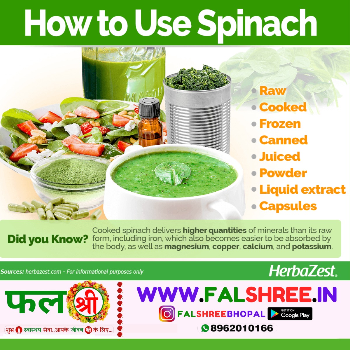 Fresh & Fine SPINACH (पालक)