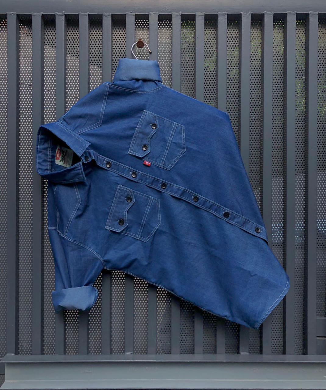 Levis Denim Shirt - M, Regal Blue