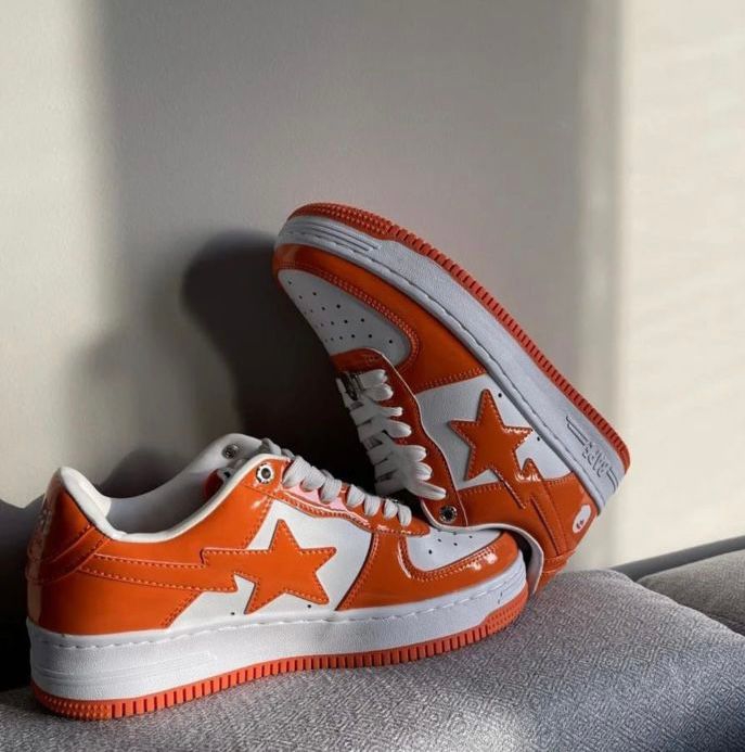 A Bhathing Ape Bape Sta M2 Orange - Web Orange, 44