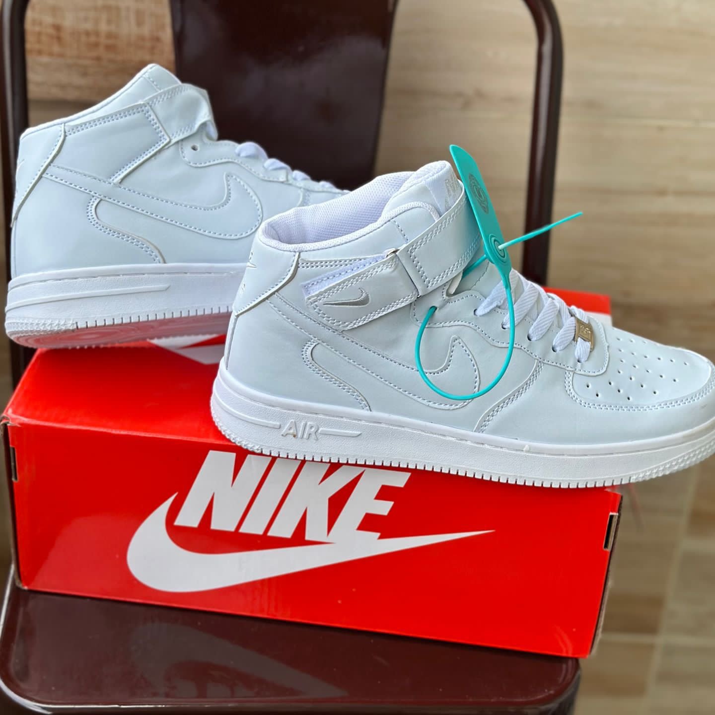 Nike Airforce Mid Ankle - White, 42