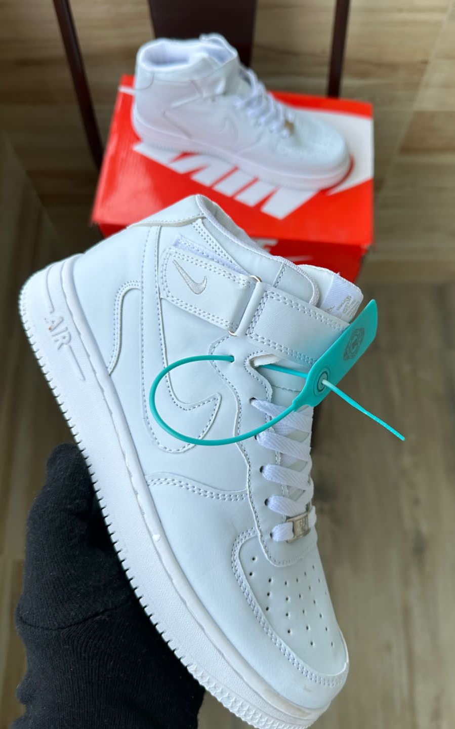 Nike Airforce Mid Ankle - White, 44