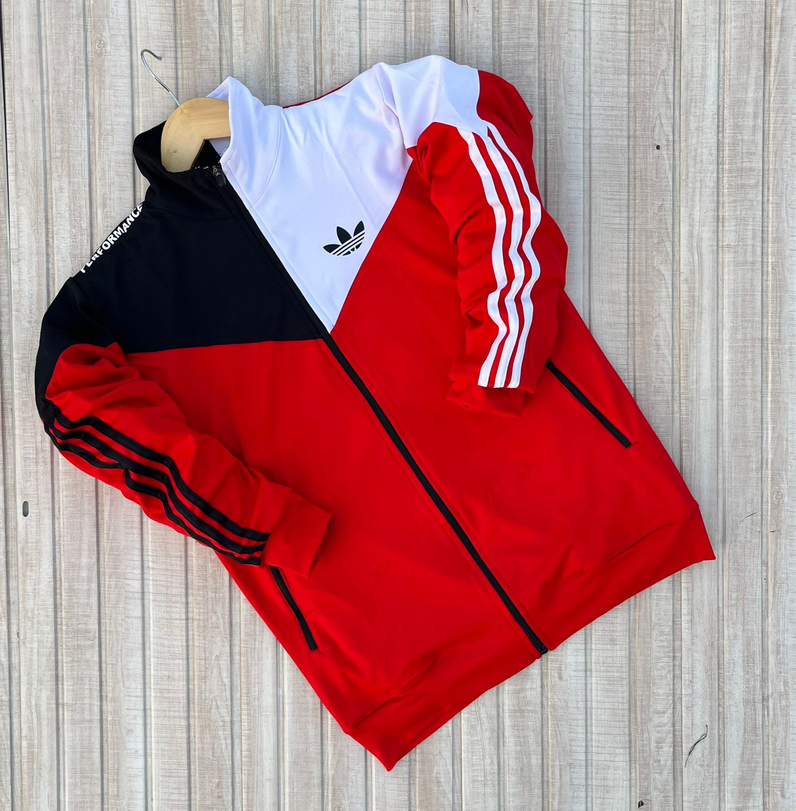 Adidas Men's Iconic MCS Track Jacket  - Red, XXL