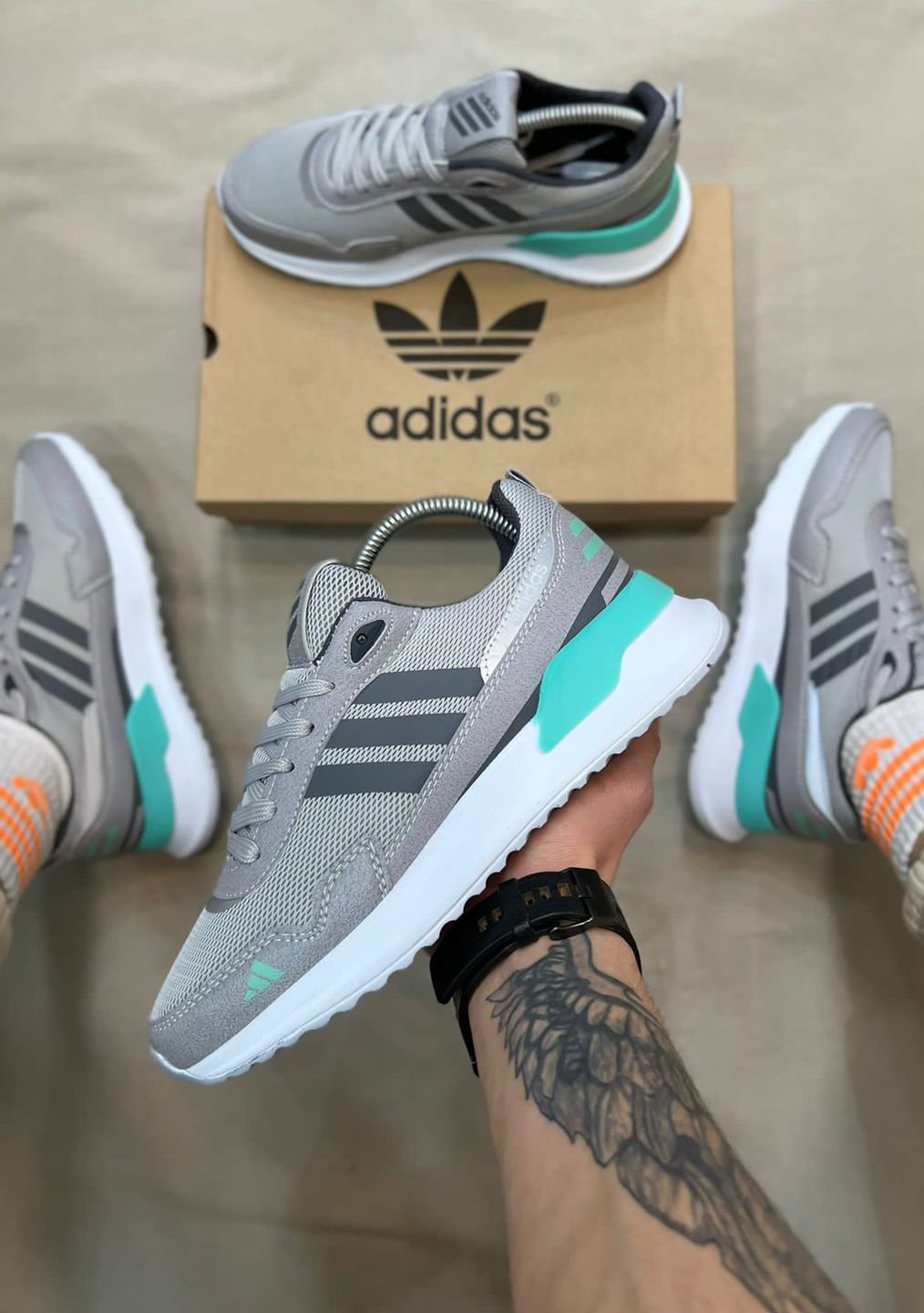 Adidas - Gray, 8