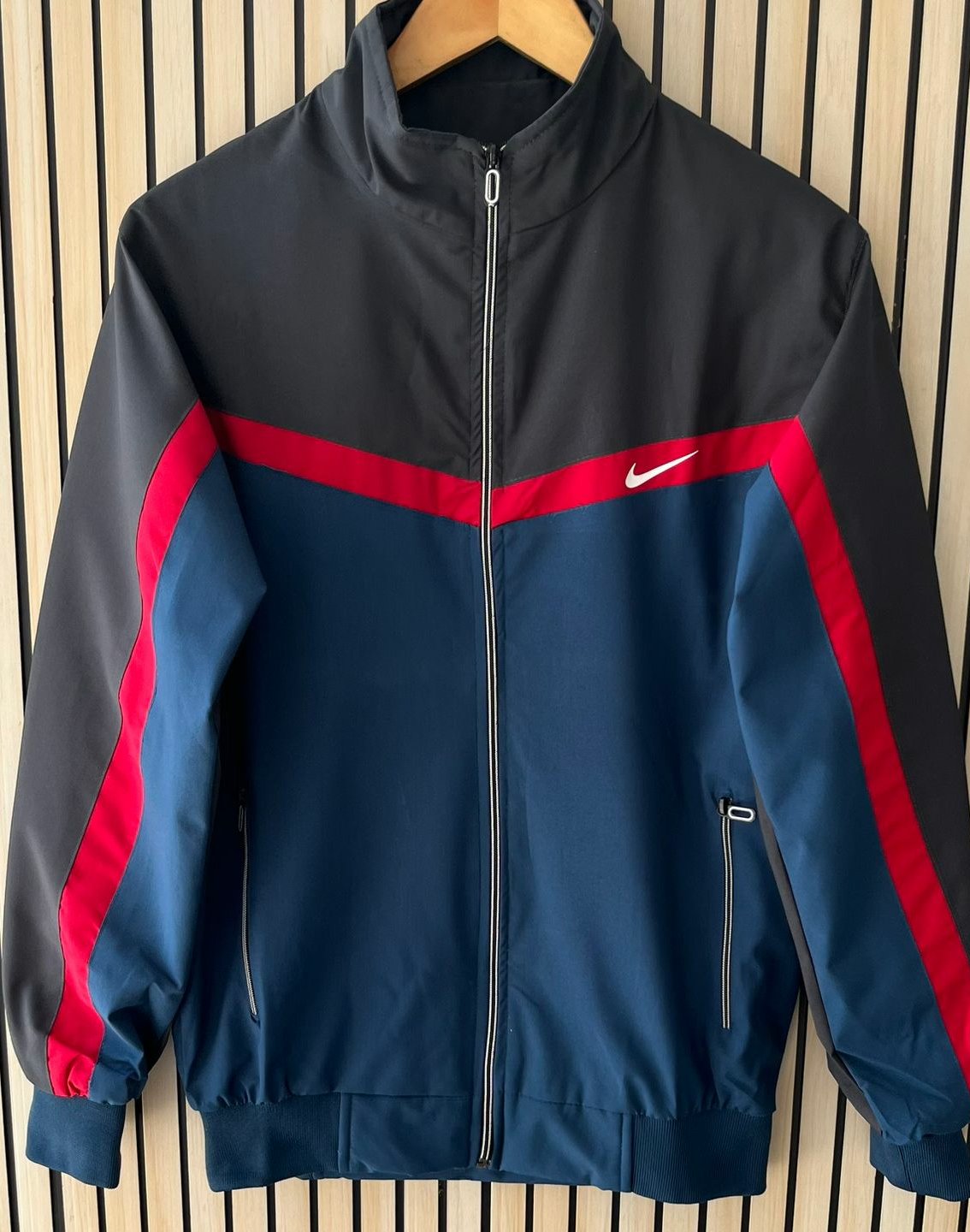 Nike Windcheter Jacket - Navy Blue, M