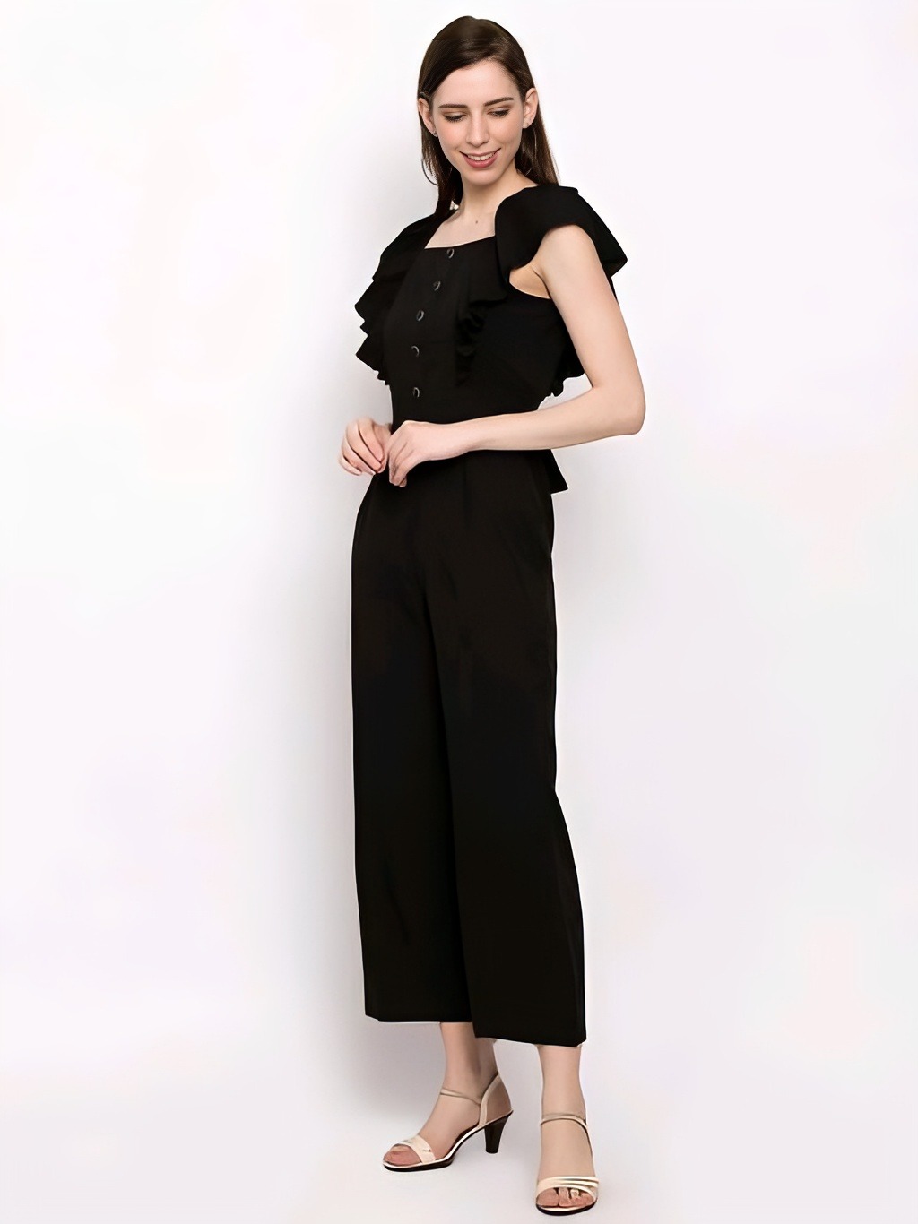 Classic Jumpsuit - Black, L, Free