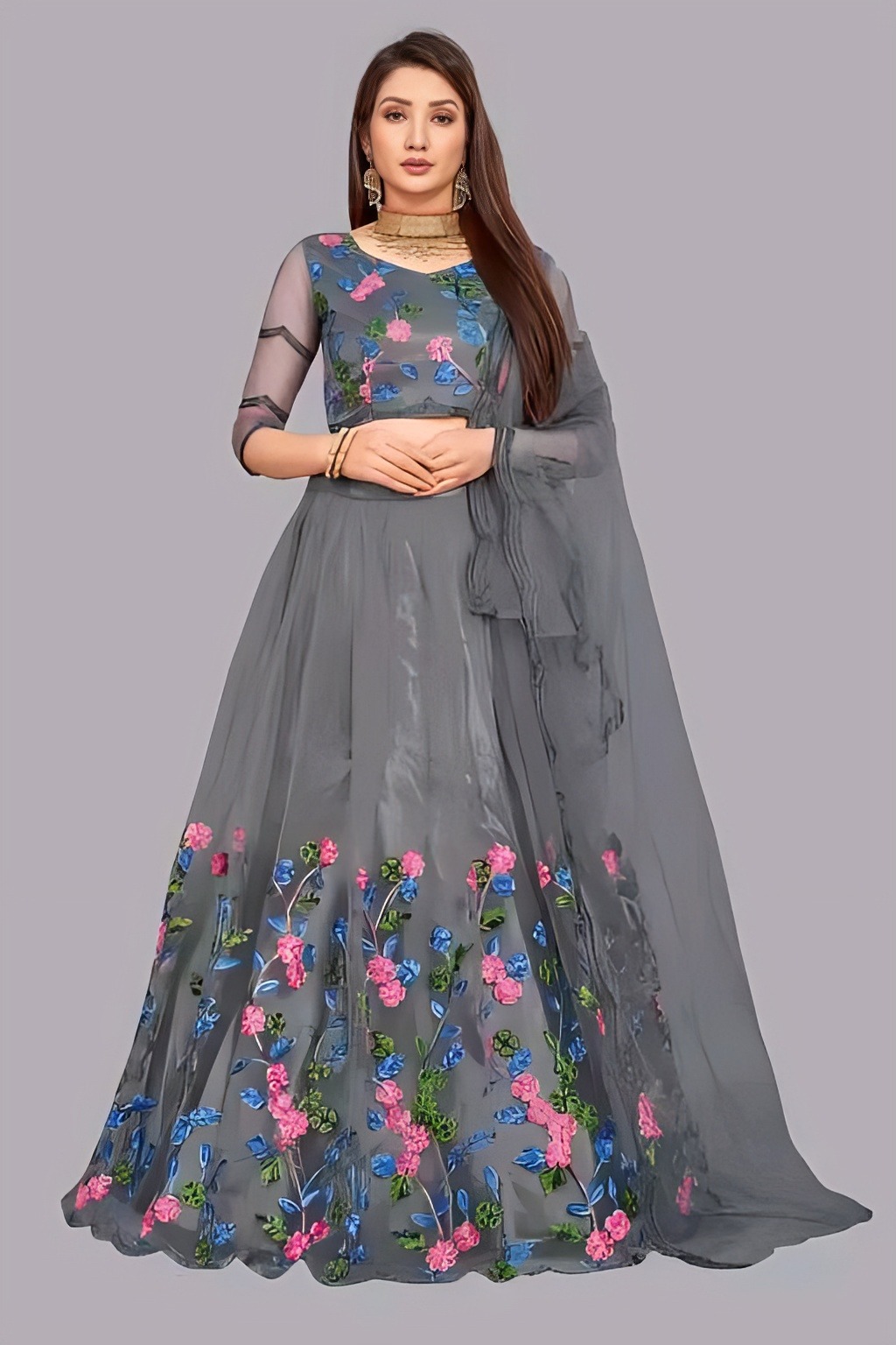 Simple Lehenga - Boulder, Free Size, Free