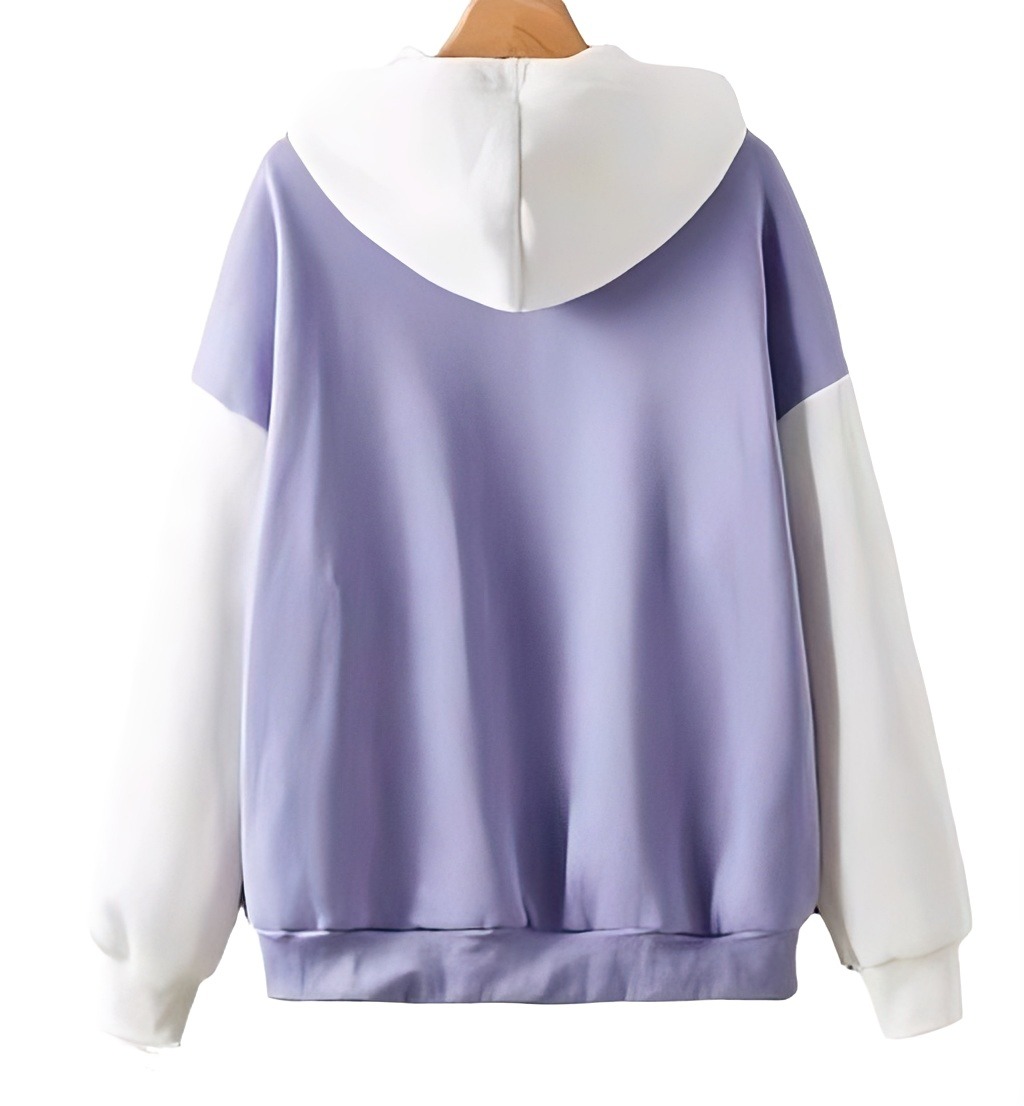 Feminine Hooded Sweatshirt - Amethyst Smoke, XL, Free