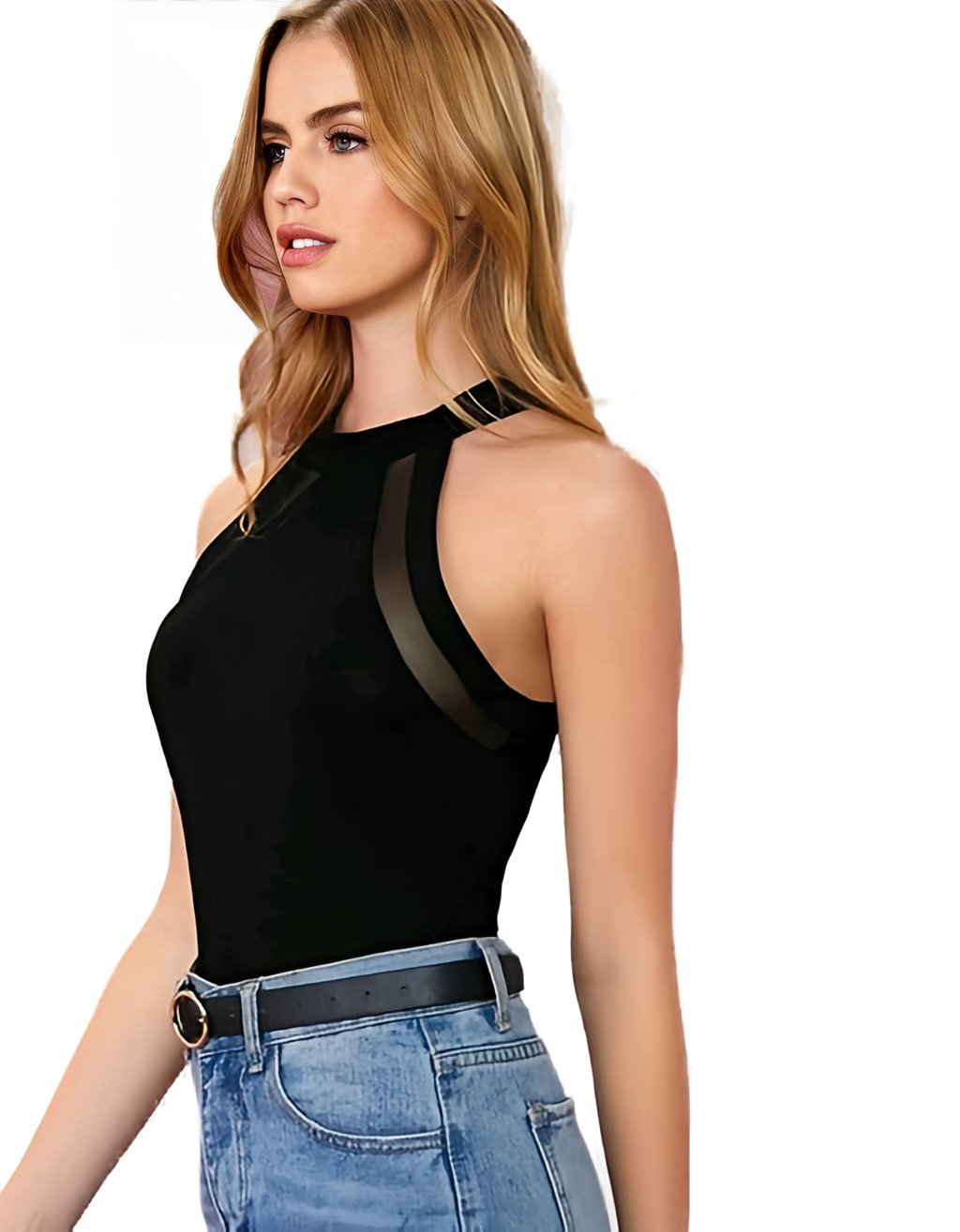 Casual Tank Top - Black, S, Free