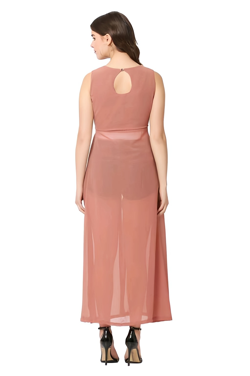 A-Line Maxi Dress - Tonys Pink, M, Free