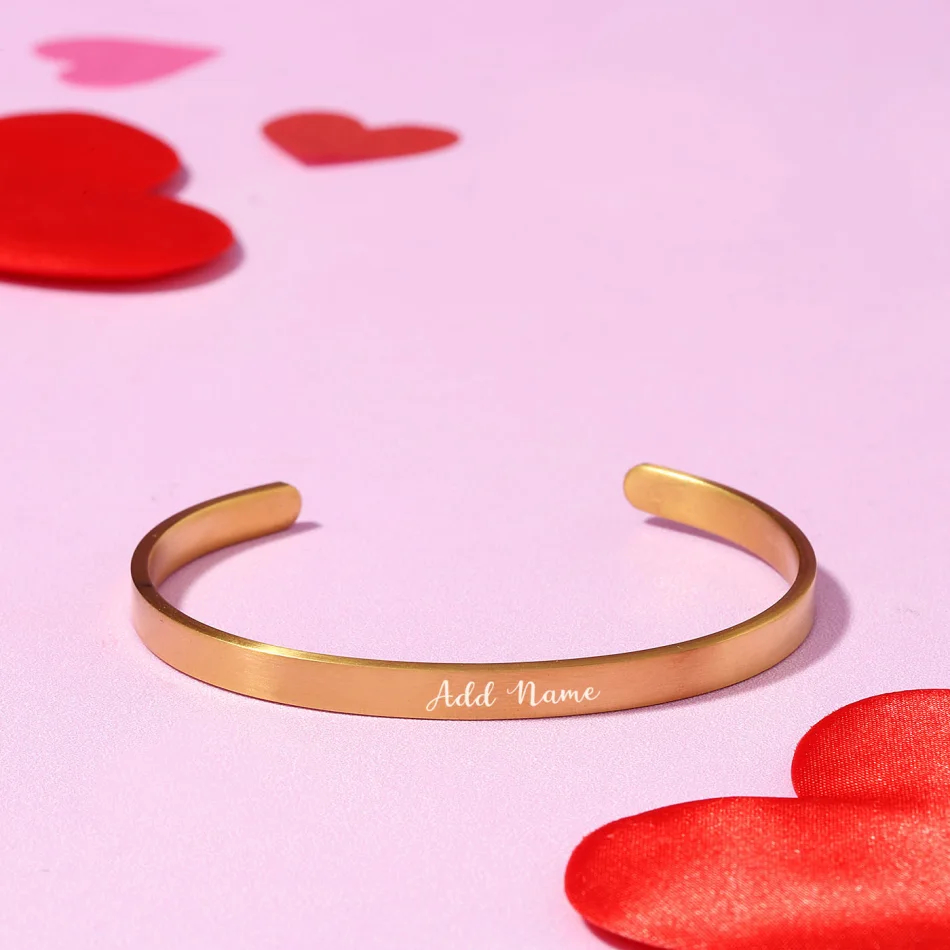 PERSONALISED Unisex CLASSIC BRACELET  - Rose Gold