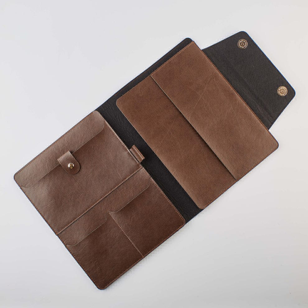 PERSONALIZED OFFICE FOLDER  - Morocco Brown