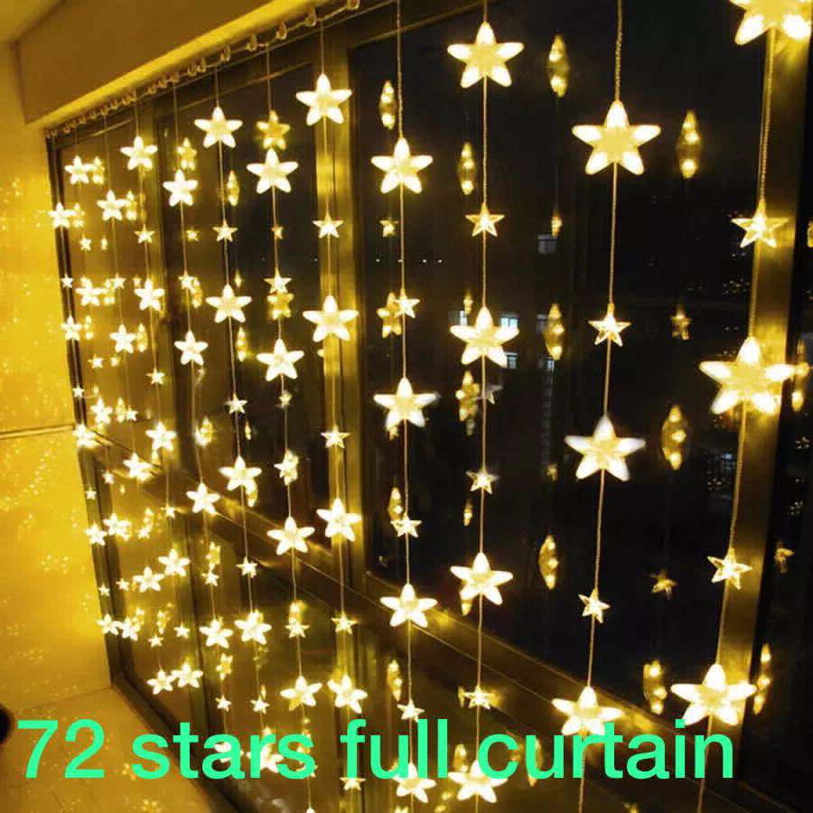 72 star Curtain Light