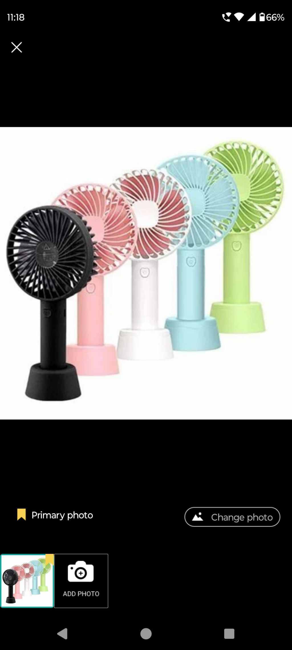 Usb Handy Fan