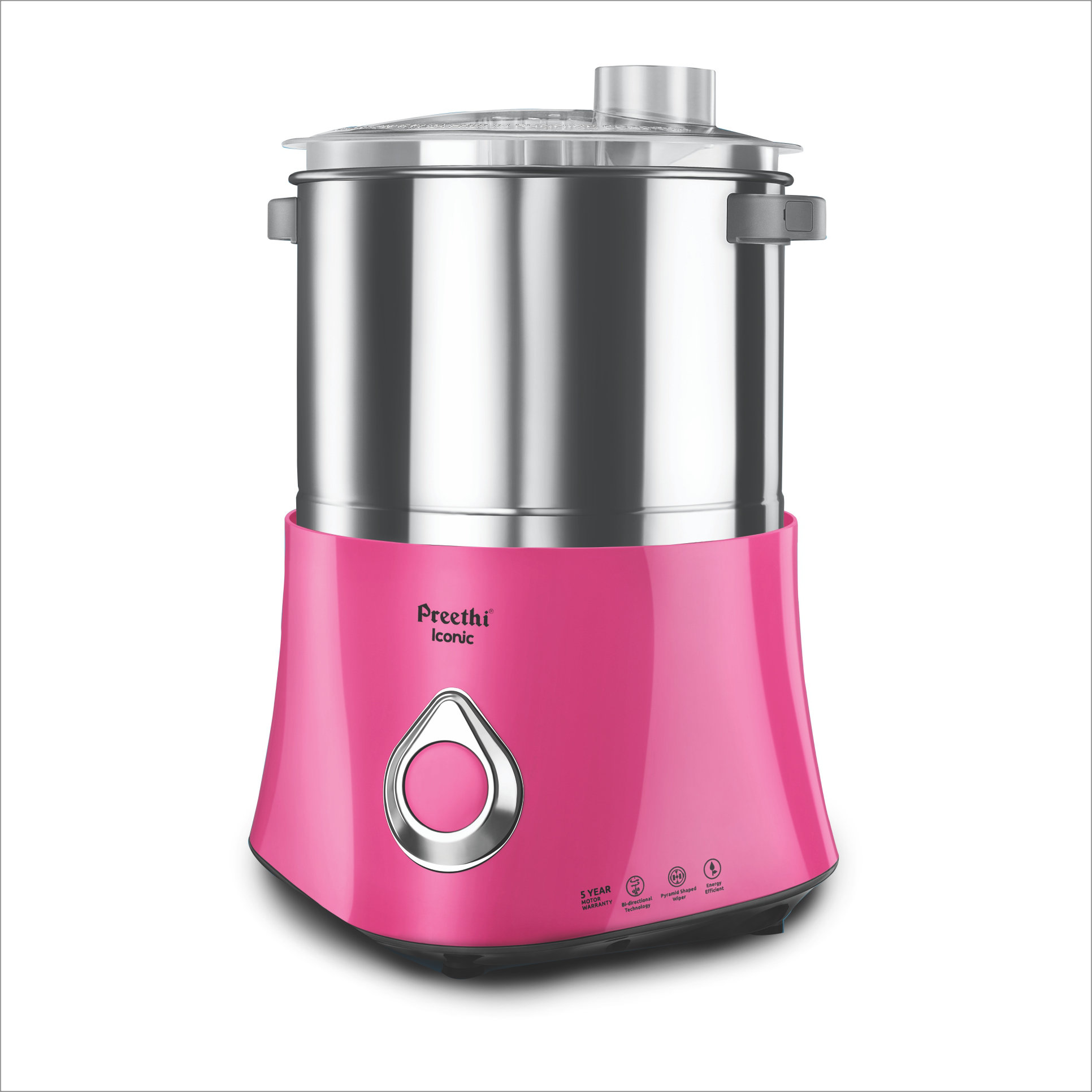 Preethi Iconic Wet Grinder , Pink 1.25 litre 