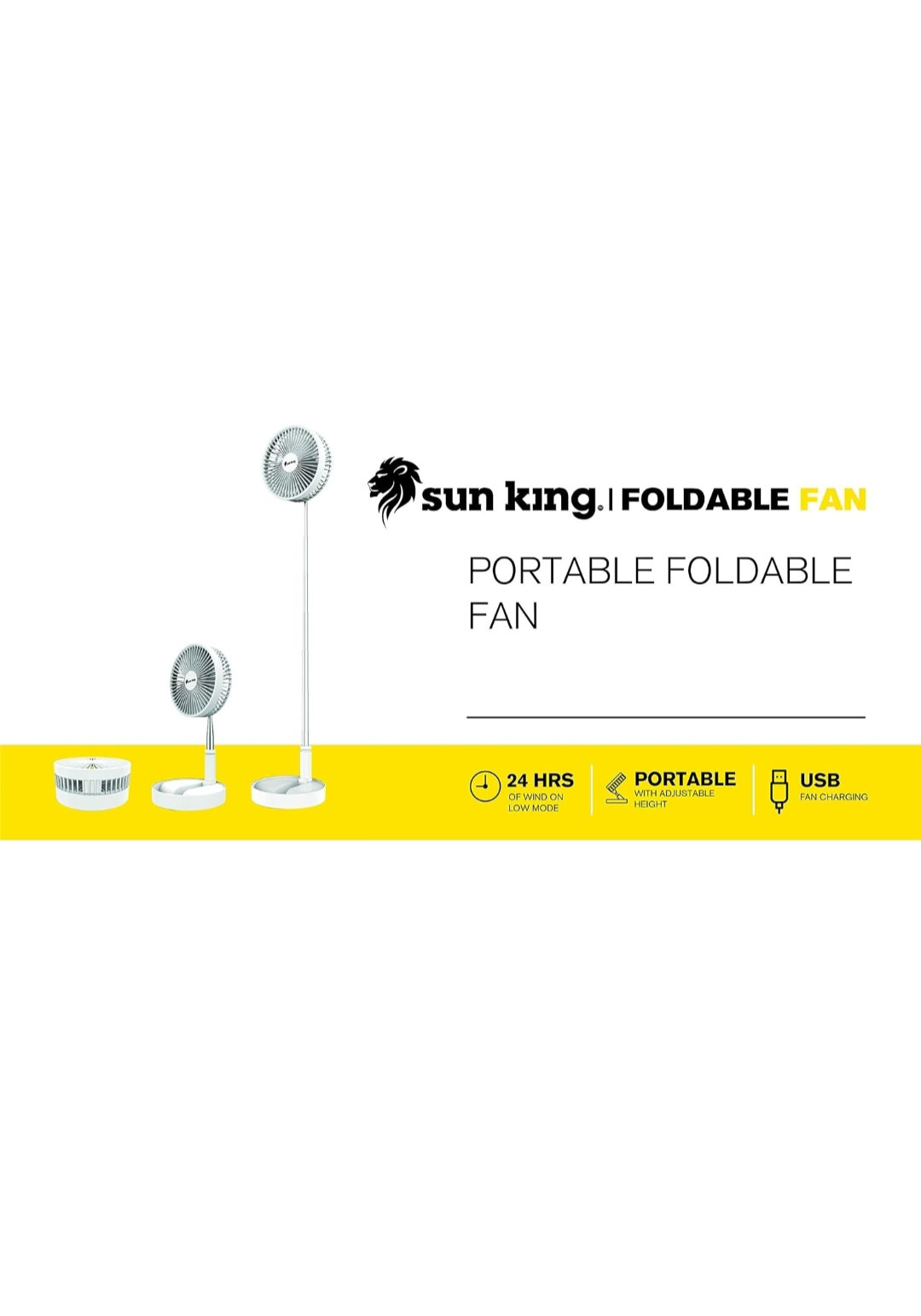 SUNKING FOLDABLE FAN