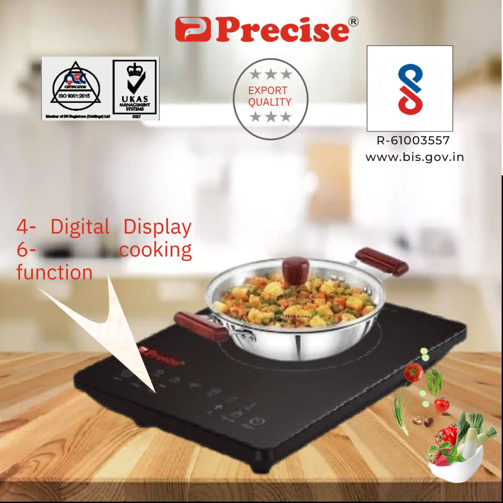 INDUCTION STOVE - PRECISE TOUCH MODEL