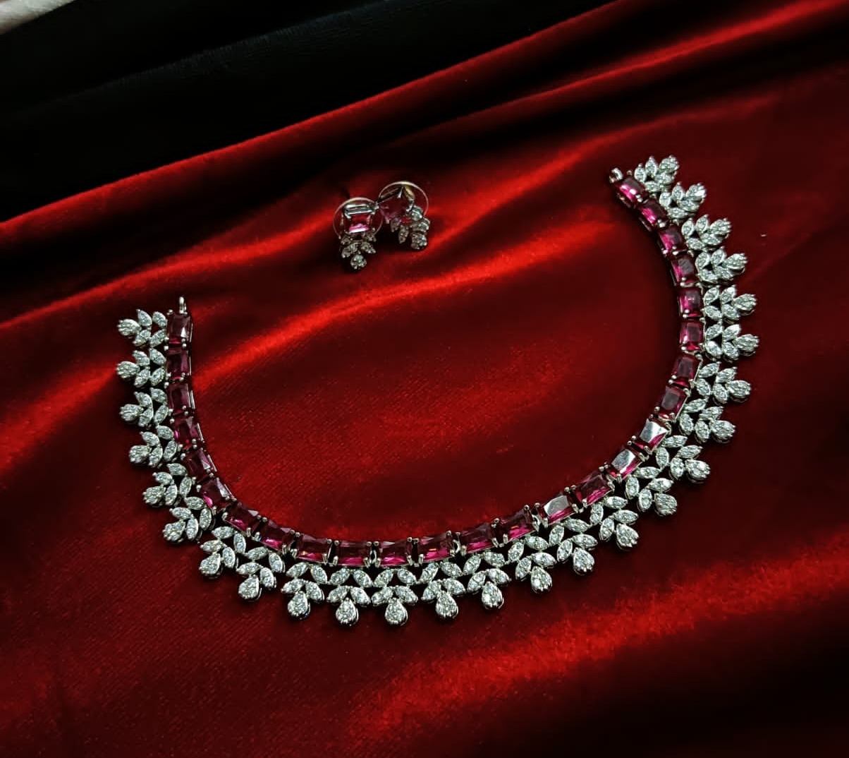 Halo Concave Hexagon Rhodolite and Diamond Necklace Worn Two Ways – Bella's  Fine Jewelers