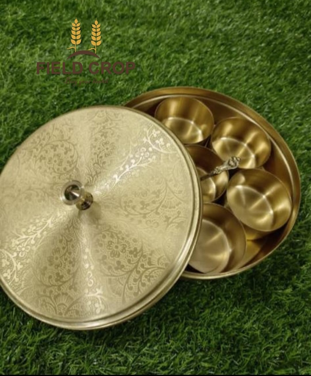 Brass Masala Box 