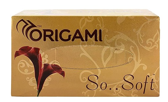 Origami Face Tissue Box, So..Soft