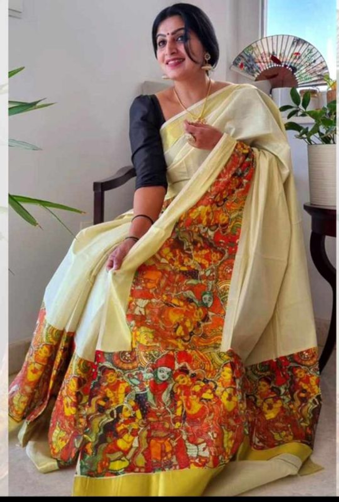 Kerala  mural saree