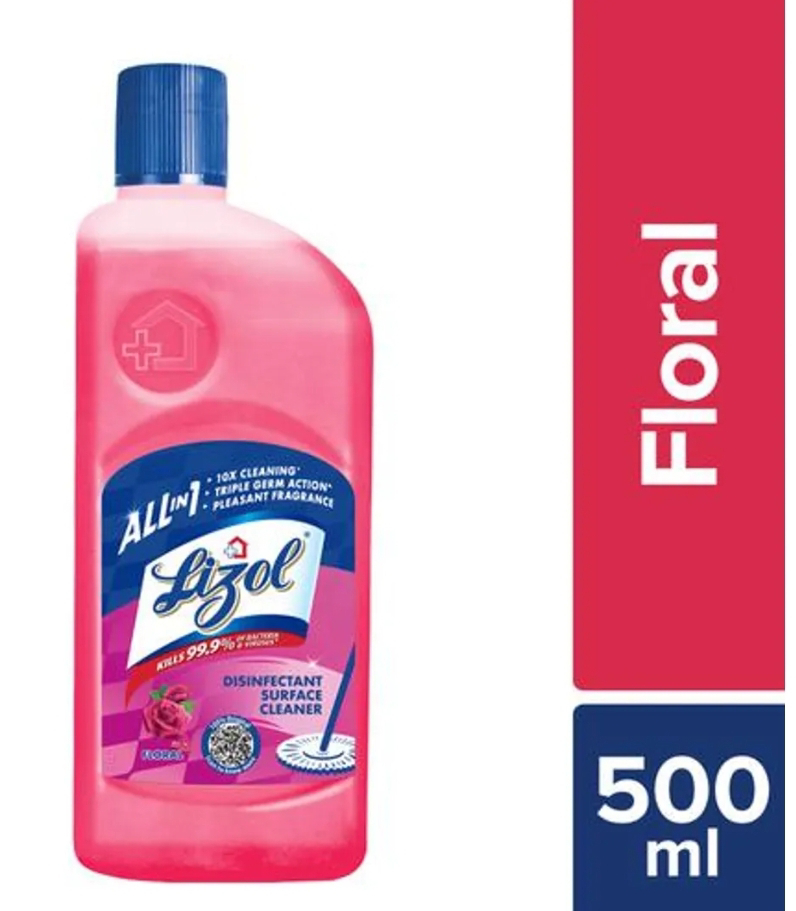 Lizol Floral DisinFectant Surface Cleaner 500ml