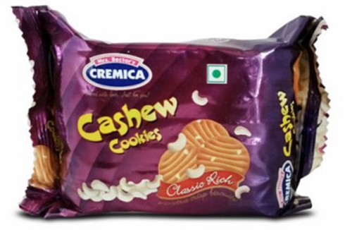 cremica cashew cookies 35.5g