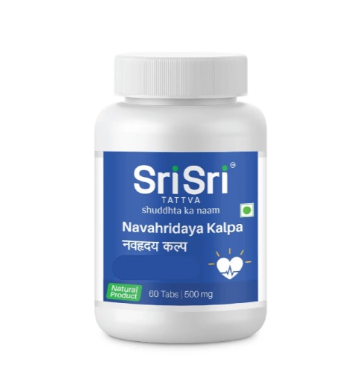 Sri Sri Tattva   Navahridaya Kalpa 500mg Tablet for Heart Health - 60Tabs Pack of 2