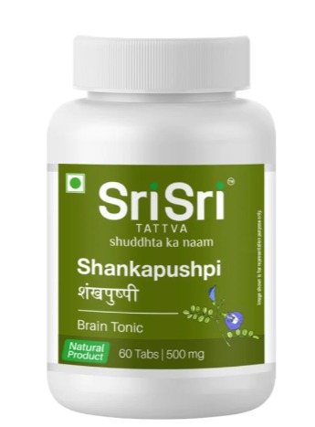 Sri Sri TattvaSri  Shankapushpi 500mg Tabs - 60Tablet