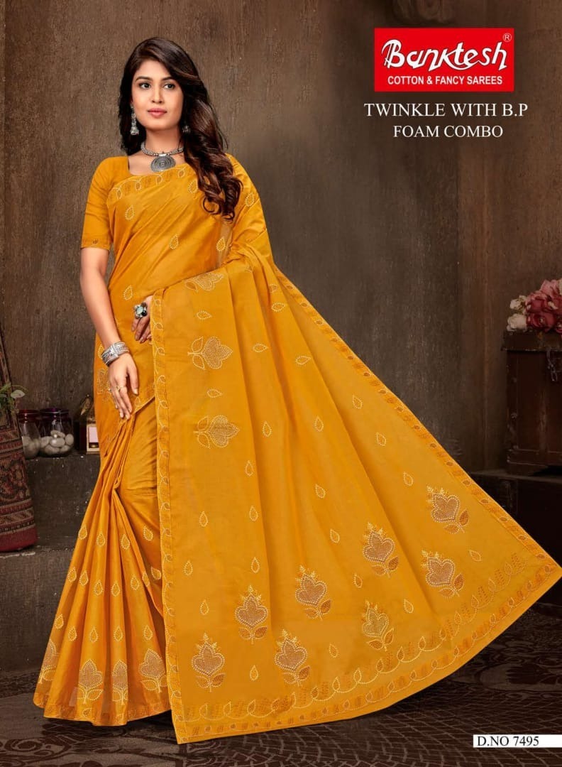 COTTON SAREE-000409