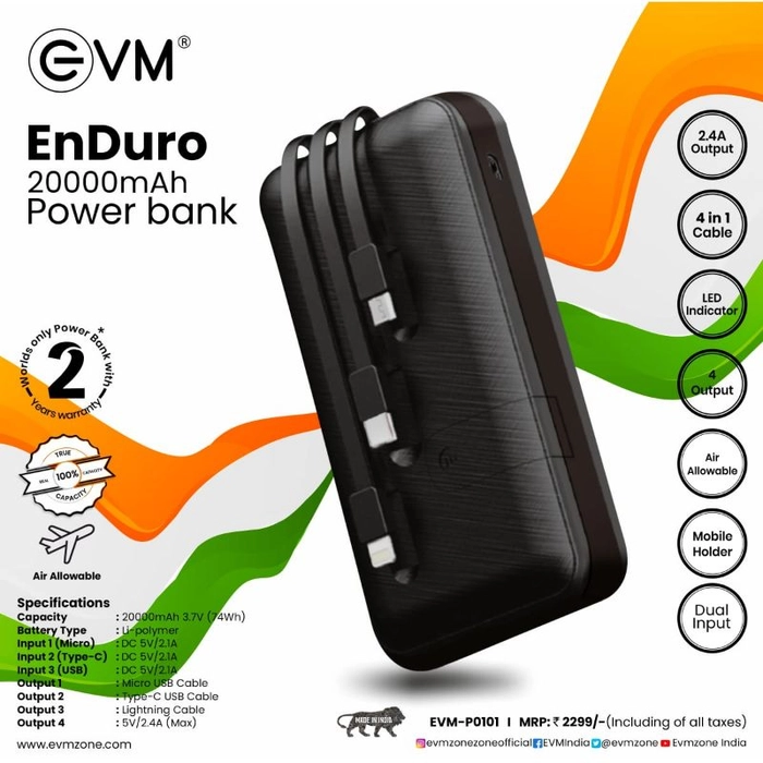 EnCharge+ Power Bank 20000mAh