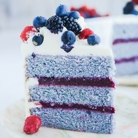 BlueBerry Ice Cake (Slice)